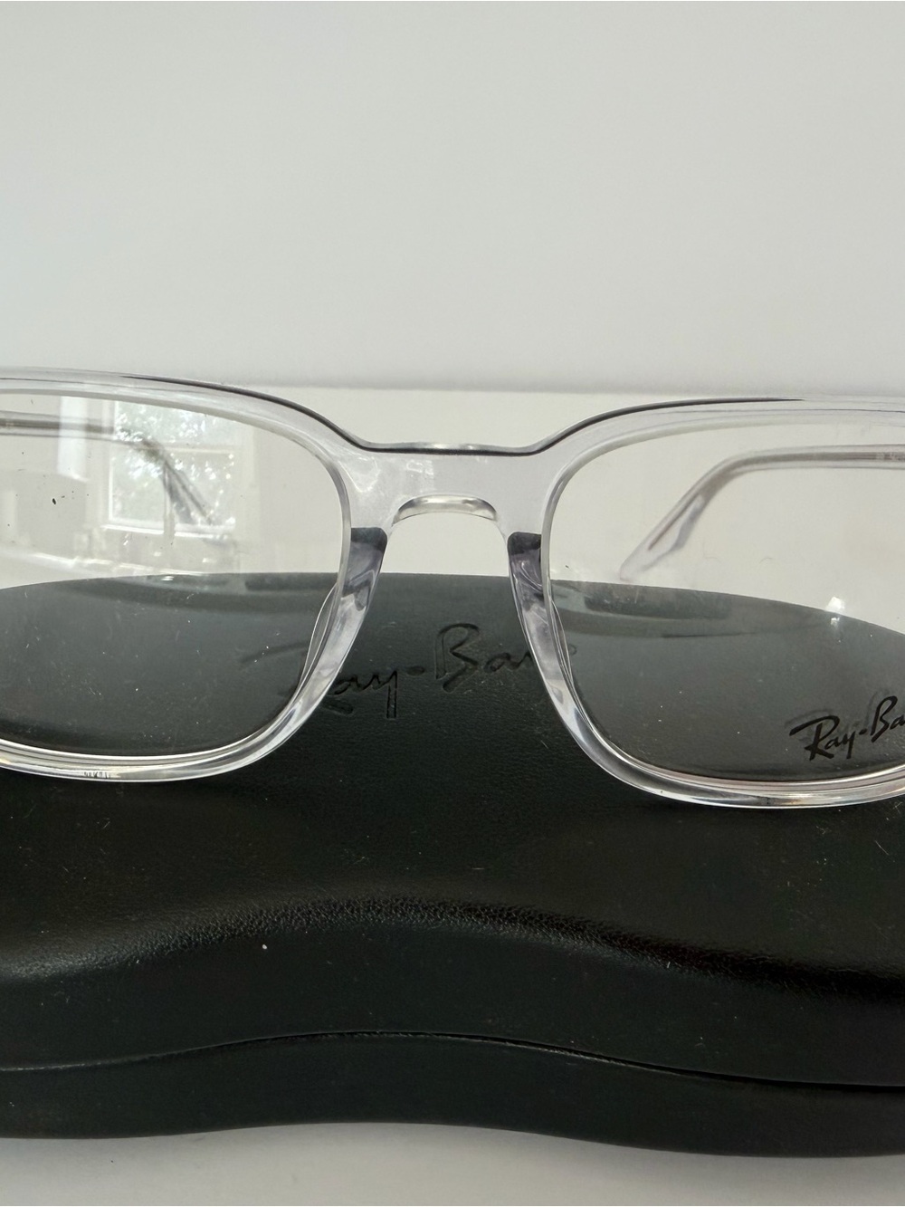 Ray-Ban Clear Rectangular Eyeglasses - Clear Frames RB 5421F
